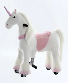 TobysToy Gidygo Ride-on Cycle Kids Operated Pony Riding Unicorn - Pink