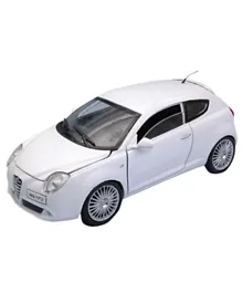 Motormax Die Cast Alfa Romeo Mi To Car - White