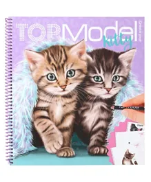 Top Model Create Your Kitty Colouring Book - 92 Pages