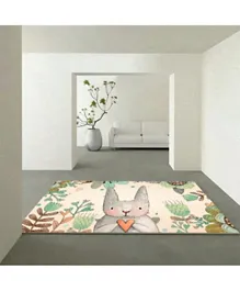 Factory Price Cute Rabbit Design Kids Carpet - Multicolour