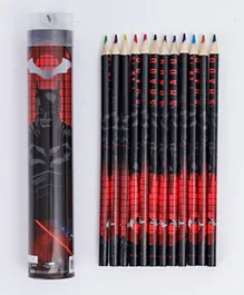 Warner Bros Batman I Am The Shadows Tin Tube Colouring Pencils - Pack of 12