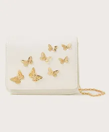Monsoon Children Flutter Butterfly Satchel Bag - Ivory