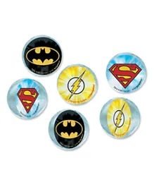 Party Centre Justice League Bounce Ball Birthday Party Favors - 6 Pieces