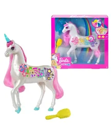 Barbie Dreamtopia Brush N Sparkle Unicorn - Multicolor