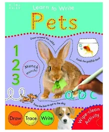 Miles Kelly Learn To Write Pets  Paperback - 14 Pages