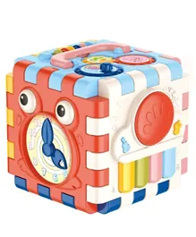 Little Angel Baby Toys 6 Sided Activity Toy Cube - Multicolour