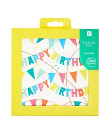 Talking Tables Birthday Brights Star Eco Napkins - Pack of 20