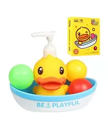 B Duck Bubble Boat Soap Dispenser Toy