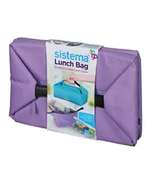 Sistema Insulated Lunch Bag Purple - 2L