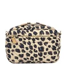 TWELVElittle Fashion Diaper Bag Clutch Leopard - Brown