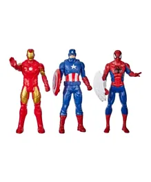 MARVEL CLASSIC Avengers Iron Man, Spider Man and Captain America Action Figure For Kids - 15.24cm