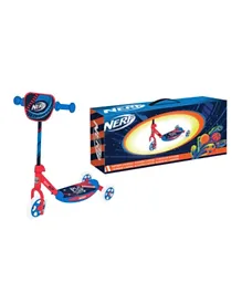 Nerf 3 Wheeled Scooter - Red/ Blue