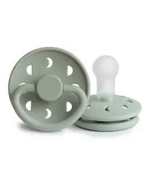 FRIGG Moon Phase Silicone Baby Pacifier 1-Pack Sage - Size 2