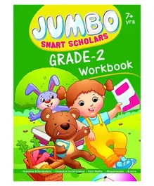 Jumbo Smart Scholars Grade 2 : Grammar Vocabulary & Science Workbook - 96 Pages