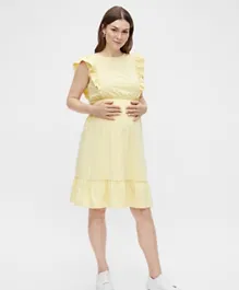 Mamalicious Roberta Mary Maternity Dress - Yellow