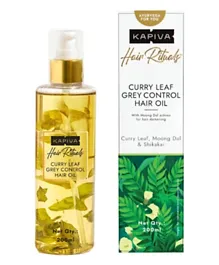 Kapiva Curry Leaf Grey Control Hair Oil - 200mL