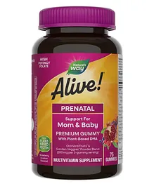 Nature's Way Alive Premium Prenatal Gummies - 75 Gummies