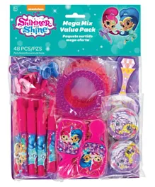 Party Centre Shimmer And Shine Favor Mega Mix Value Pack - 48 Pieces