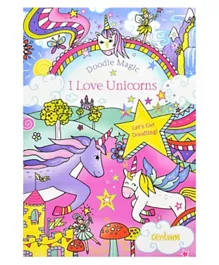 Doodle Magic I Love Unicorns - 32 Pages