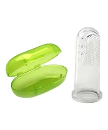 Haakaa Silicone Finger Toothbrush - Green