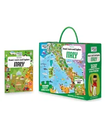 Sassi Travel Learn And Explore Italy Puzzle and Book - 211 Pieces