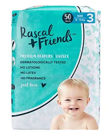 Rascal + Friends Nappies Size 3 - 50 Pieces