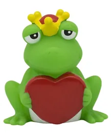 Lilalu Rubber Frog With Greeting Heart Bath Toy - Green