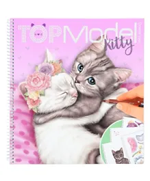 Top Model Create Your TM Kitty Coloring Book - English