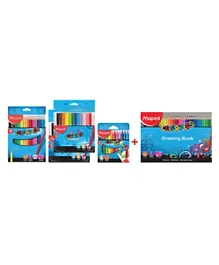 Maped School Kit Coloring Set - Pack Of 5