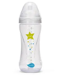 Nuvita Mimic Cool Anti Colic Baby Bottles Ergonomic Shape & Teats Nipple Effect White -  330ml