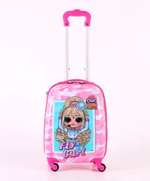 L.O.L Kids Luggage With Reusable Stickers