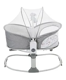 Mastela Delux 6 in 1 Rocking Bassinet - Grey