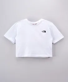 The North Face Simple Dome Cropped Tee - White