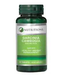 Nutritionl Garcinia Cambogia 500mg Dietary Supplement - 60 Tablets