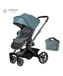 Mercedes-Benz Avantgarde GTX Baby Stroller With Bag2go Bag - Denim Blue