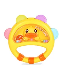Little Angel Baby Duck Toy Shaker Rattle Toy  - Yellow