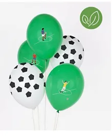 My Little Day Football Tattooed Balloons - 5 Pieces