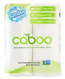 Caboo Roll Towel Pack of 2 - 115 Sheet