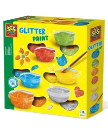 SES Creative Glitter Poster Paint Set - Pack of 6 Paints