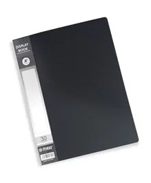 Maxi Display Book Of 30 Pockets - Black