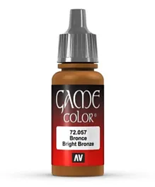 Vallejo Game Color Paint 72.057 Bright Bronze - 17mL