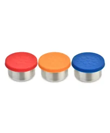 LunchBots Dips Pots Primary Colors Set of 3 - 44mL Each