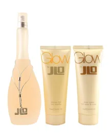 Jennifer Lopez Glow (W) EDT 50mL + 75mL Body Lotion + 75mL Shower Gel Set