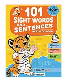 101 Sight Words and Sentences Activity Book - English