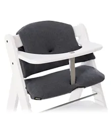 هوك - وسادة كرسي عالي ديلوكس مكونة من جزئين - جيرسي فحم