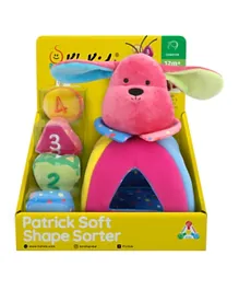 K's Kids Patrick Soft Shape Sorter - Pink
