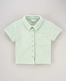 قميص تيري قصير من ناكد - أخضر فاتح