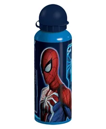 Marvel Spider Man Gamer Verse Metal Insulated Water Bottle Blue - 500 ml