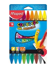 Maped Colorpeps Oil Pastel - Pack of 18