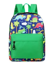 Star Babies Kids School Bag Green - 10 Inches